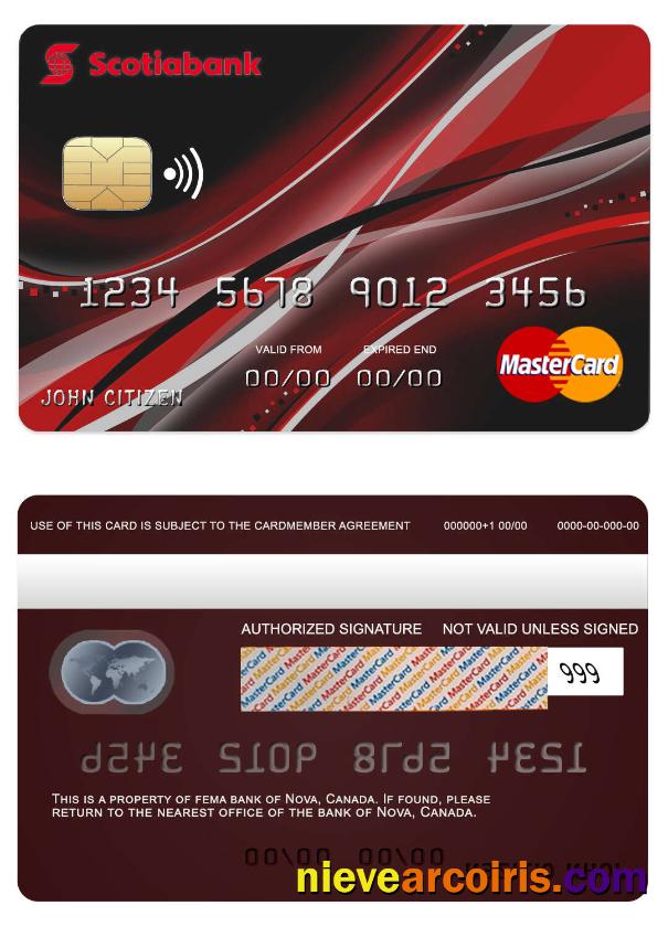 Canada Nova Bank Mastercard Preview