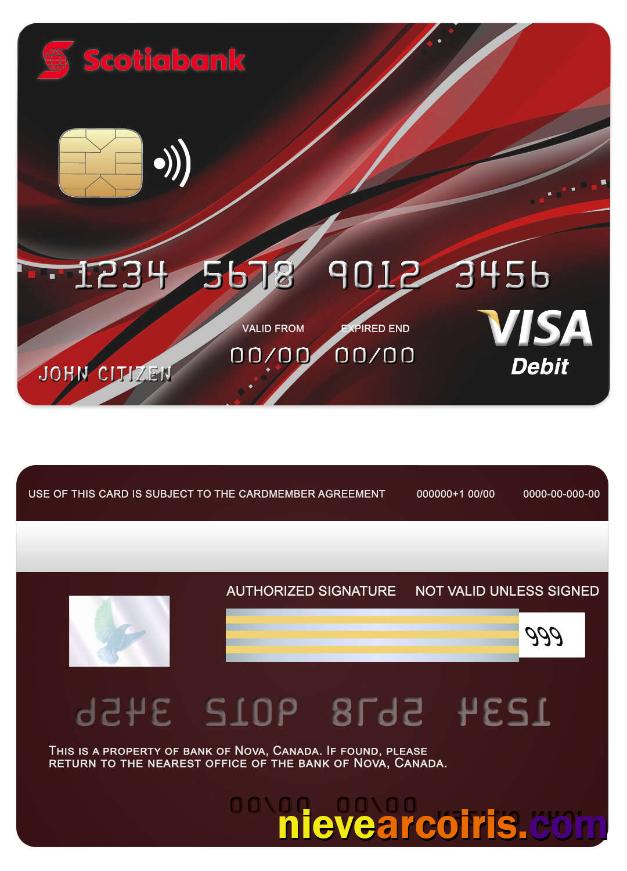 Canada Nova Bank Visa Card Preview
