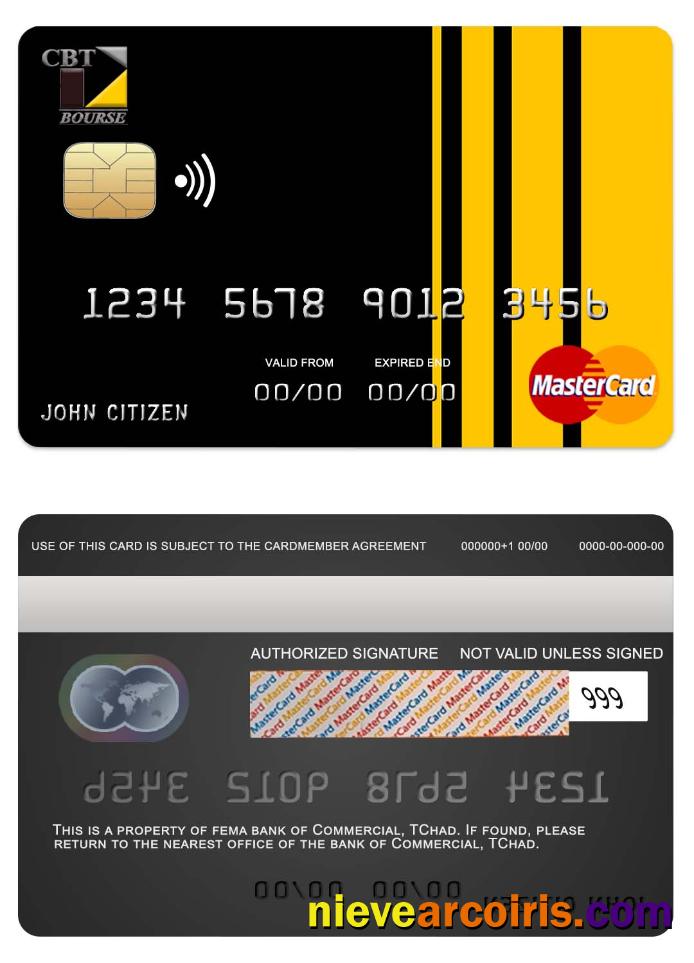 Chad Commercial Bank TChad Mastercard Photolook