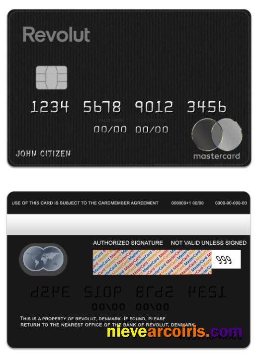 Denmark Revolut Bank Ultra Mastercard Photolook