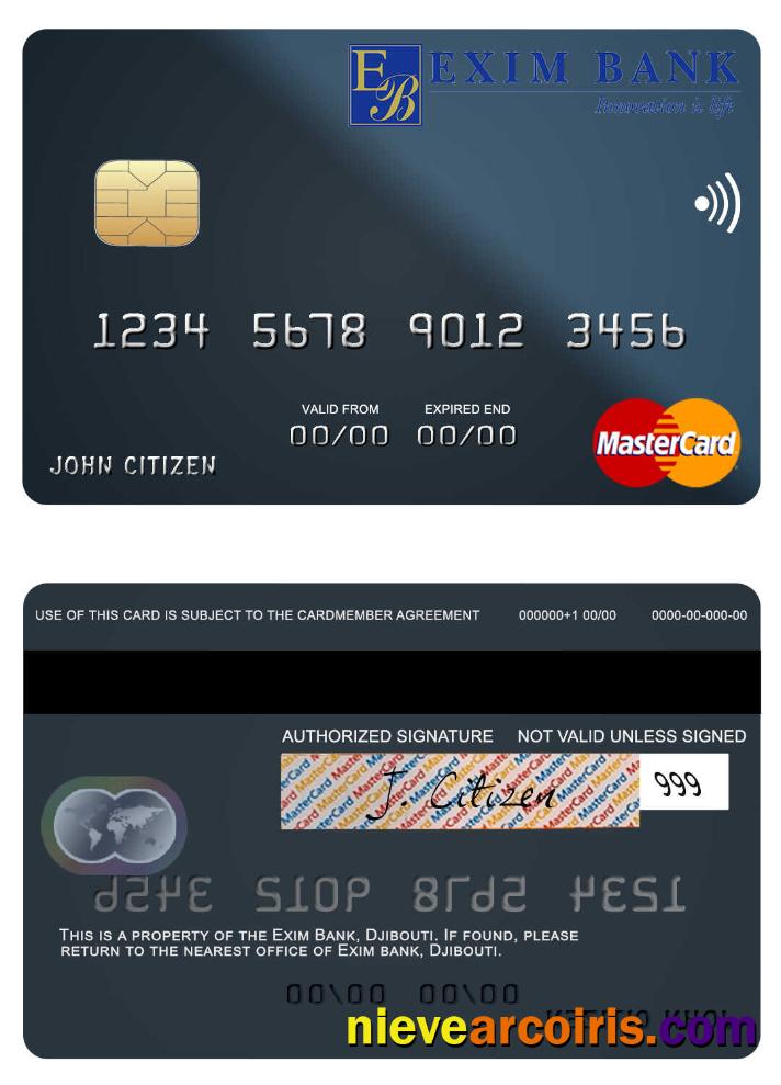 Djibouti Exim Bank Mastercard Preview