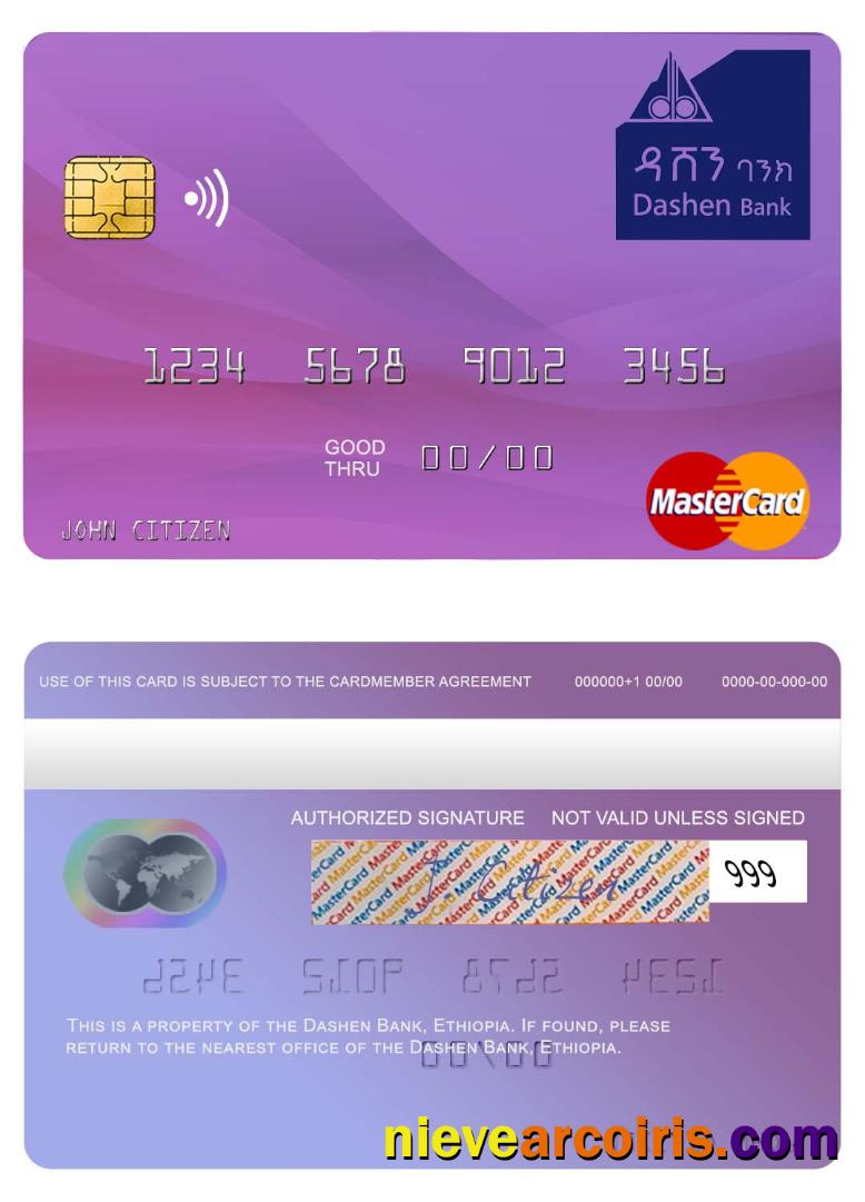 Ethiopia Dashen Bank Mastercard Photolook
