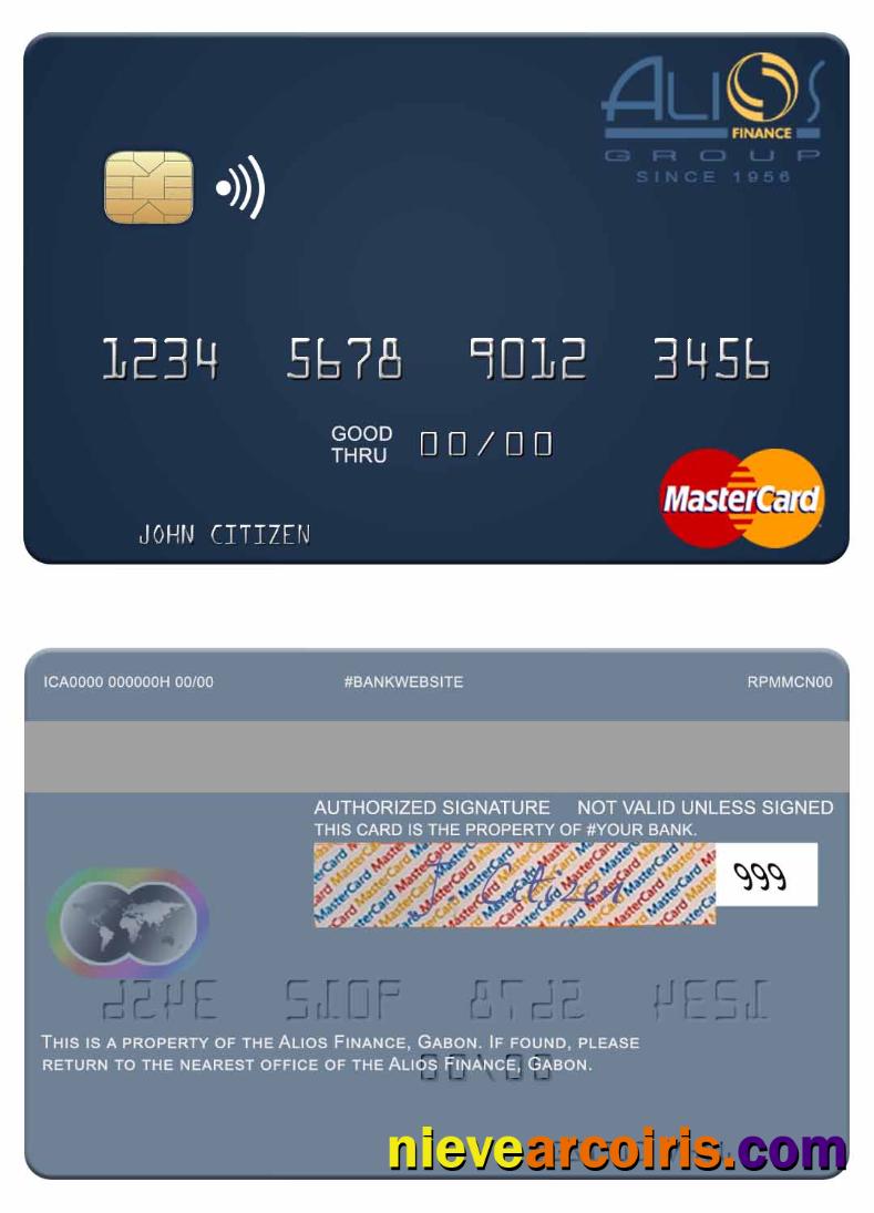 Gabon Alios Finance Mastercard Photolook