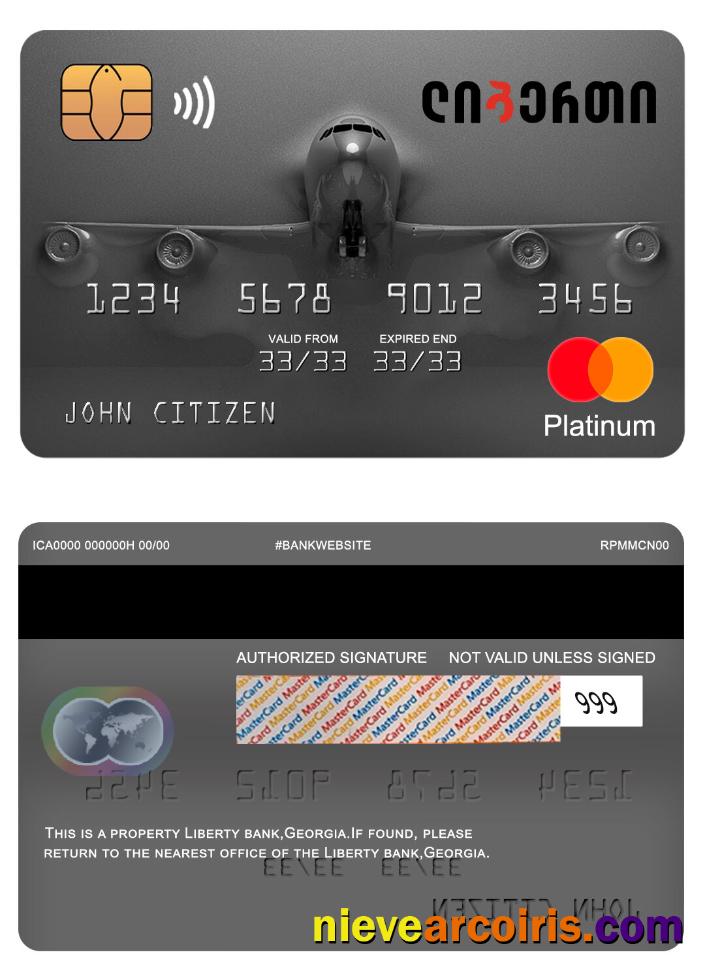 Georgia Liberty Bank Mastercard Platinum Preview