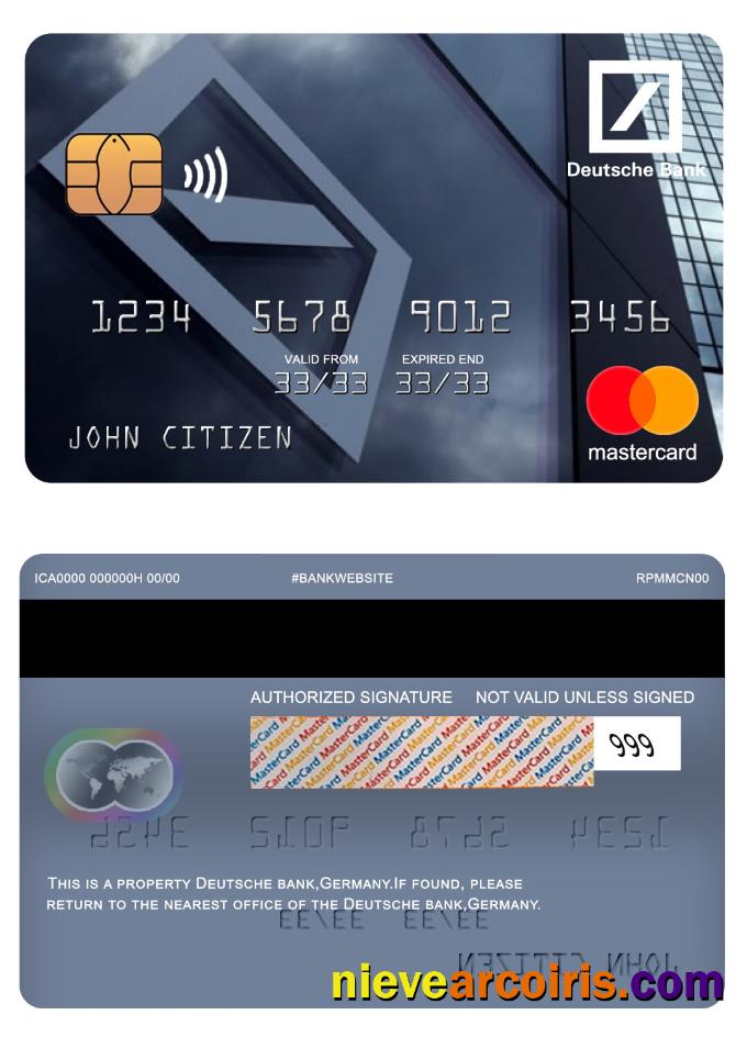 Germany Deutsche Bank Mastercard Preview