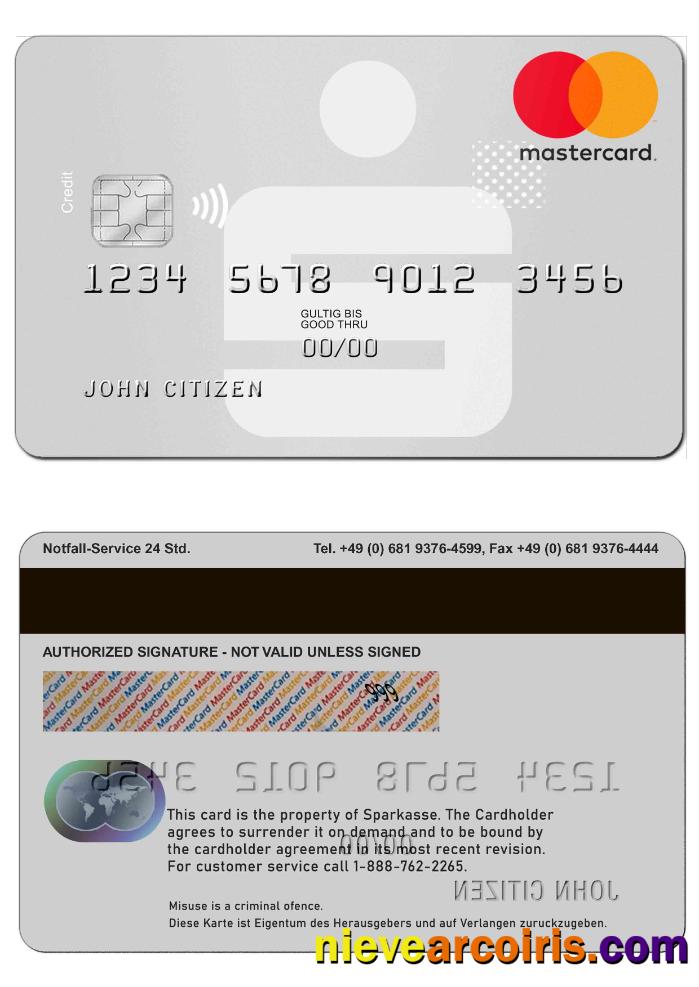 Germany Sparkasse MasterCard Preview