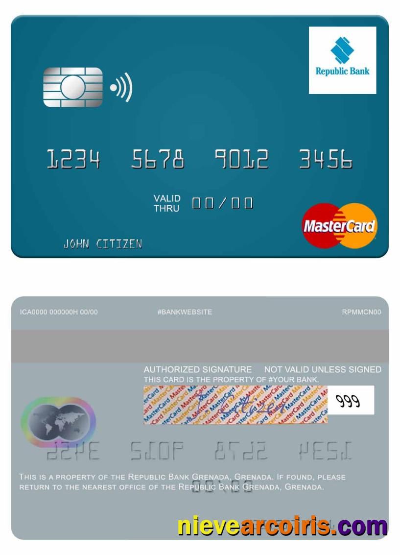 Grenada Republic Bank Grenada Mastercard Preview