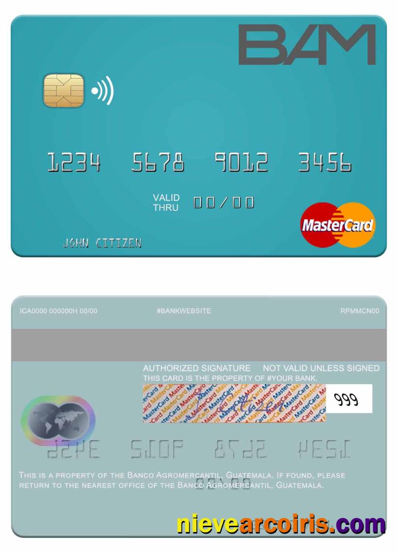 Guatemala Banco Agromercantil Mastercard Photolook