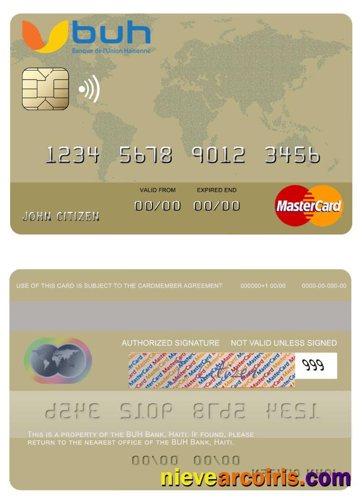 Haiti BUH Bank Mastercard Preview