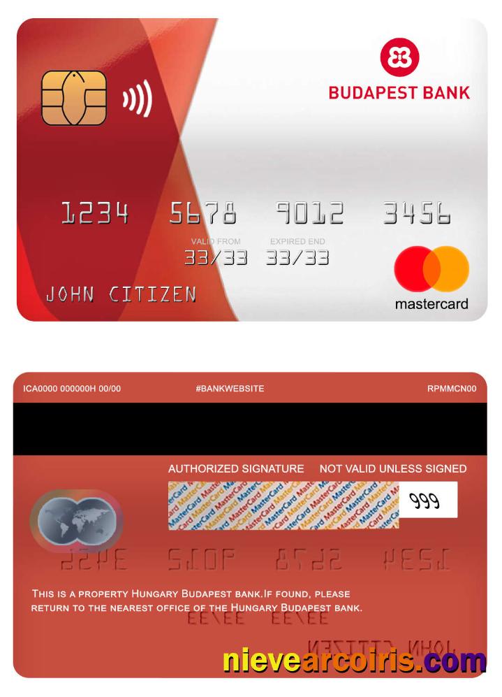 Hungary Budapest Bank Mastercard Photolook