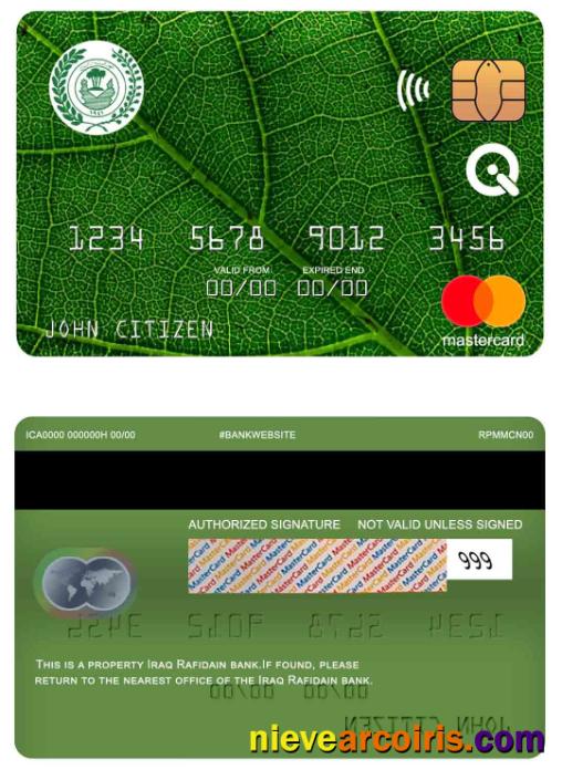 Iraq Rafidain Bank Mastercard Preview