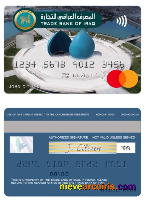 Iraq Trade Bank Of Iraq Mastercard Photolook