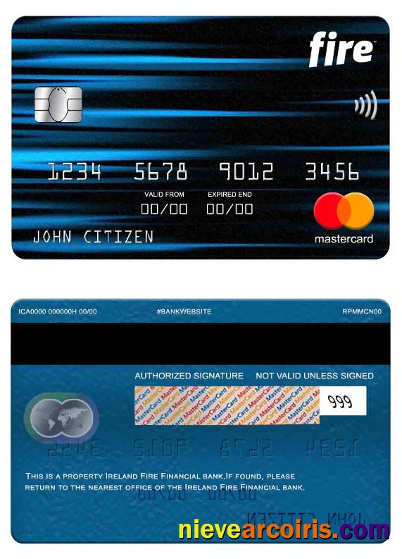 Ireland Fire Financial Bank Mastercard Preview