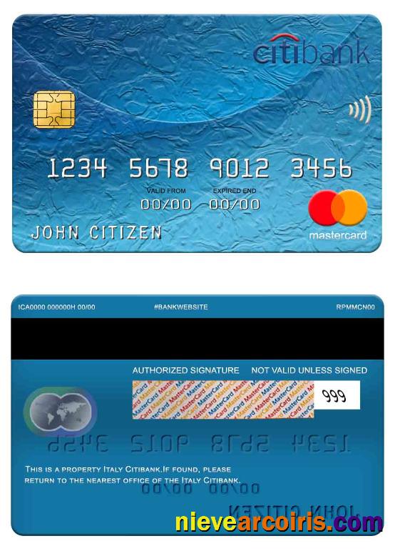 Italy Citibank Mastercard Photolook