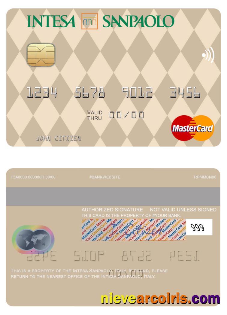 Italy Intesa Sanpaolo Mastercard Photolook
