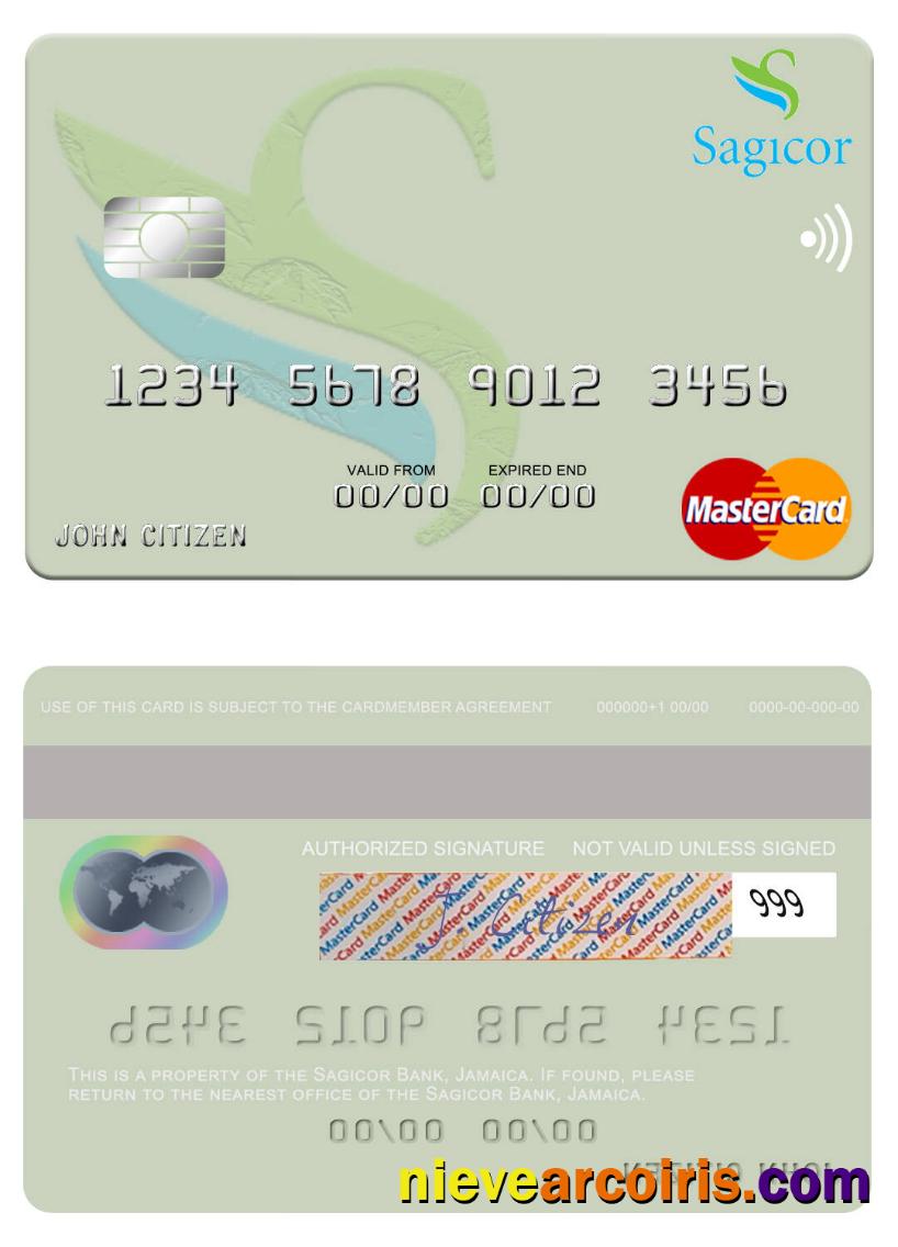 Jamaica Sagicor Bank Mastercard Photolook