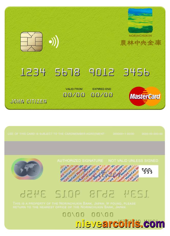 Japan Norinchukin Bank Mastercard Photolook