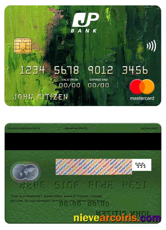 Japan Post Bank Mastercard Preview