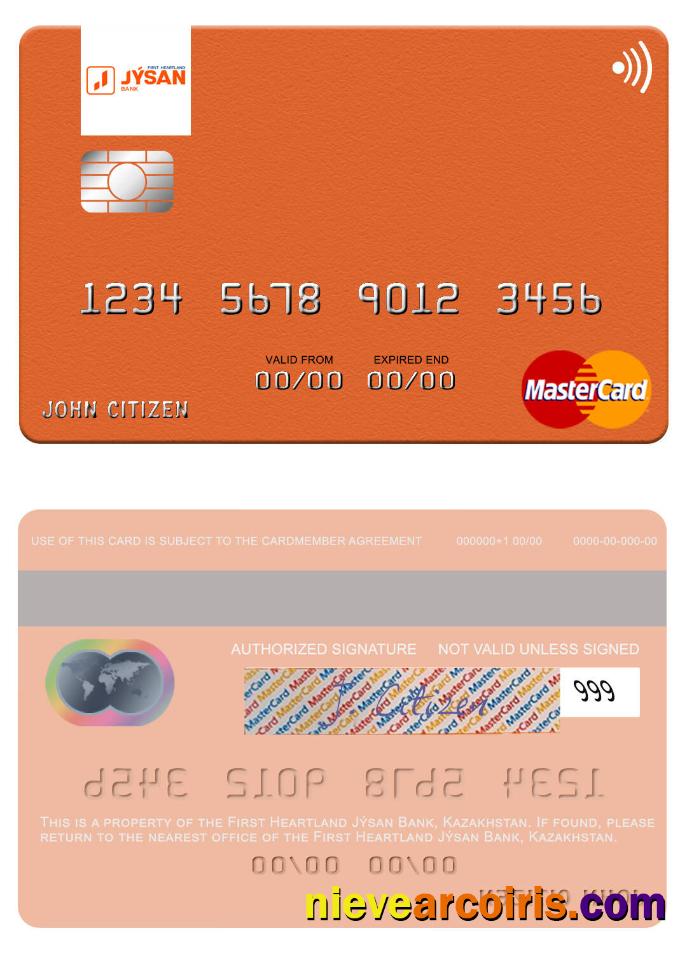 Kazakhstan First Heartland Jýsan Bank Mastercard Photolook