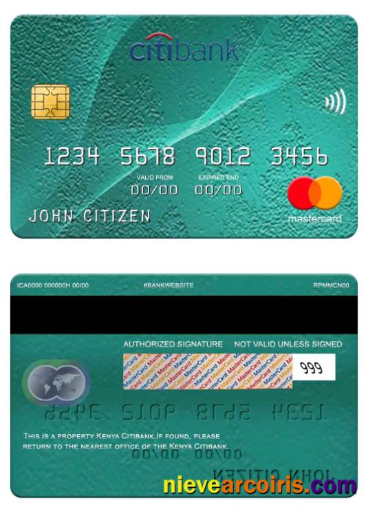 Kenya Citibank Mastercard Preview