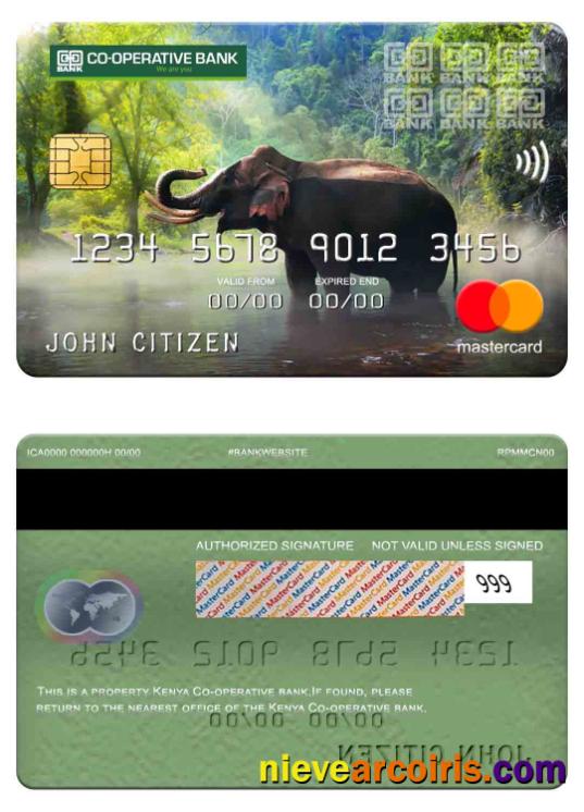 Kenya Co Operative Bank Mastercard Photolook