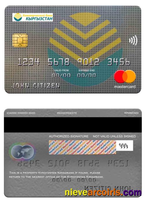Kyrgyzstan Kirgizbank Mastercard Photolook