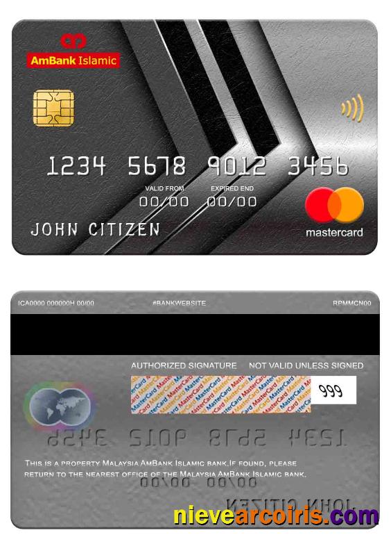 Malaysia AmBank Islamic Bank Mastercard Photolook