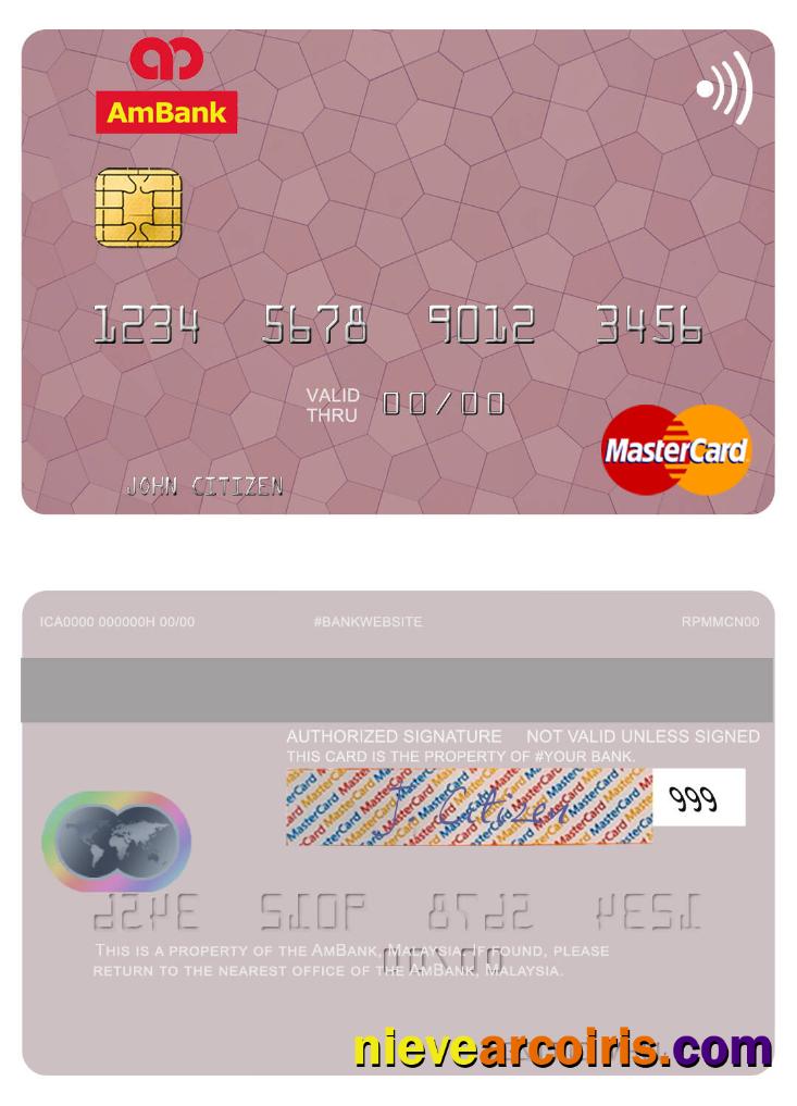 Malaysia AmBank Mastercard Photolook