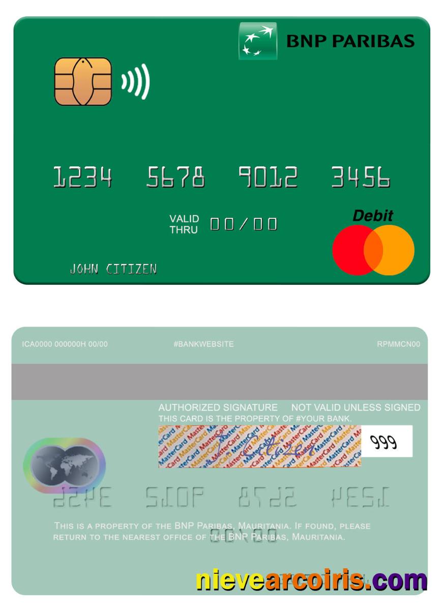 Mauritania BNP Paribas Mastercard Photolook