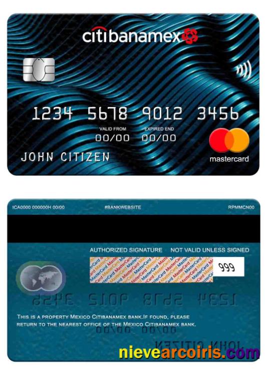 Mexico Citibanamex Bank Mastercard Preview