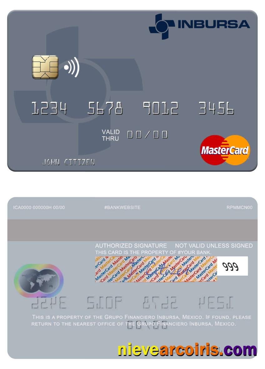 Mexico Grupo Financiero Inbursa Mastercard Preview