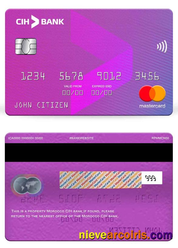 Morocco CIH Bank Mastercard Preview