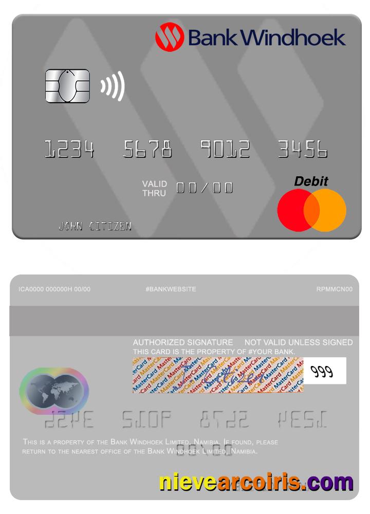 Namibia Bank Windhoek Limited Mastercard Preview
