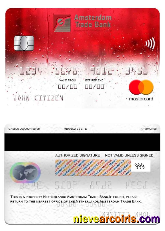 Netherlands Amsterdam Trade Bank Mastercard Photolook