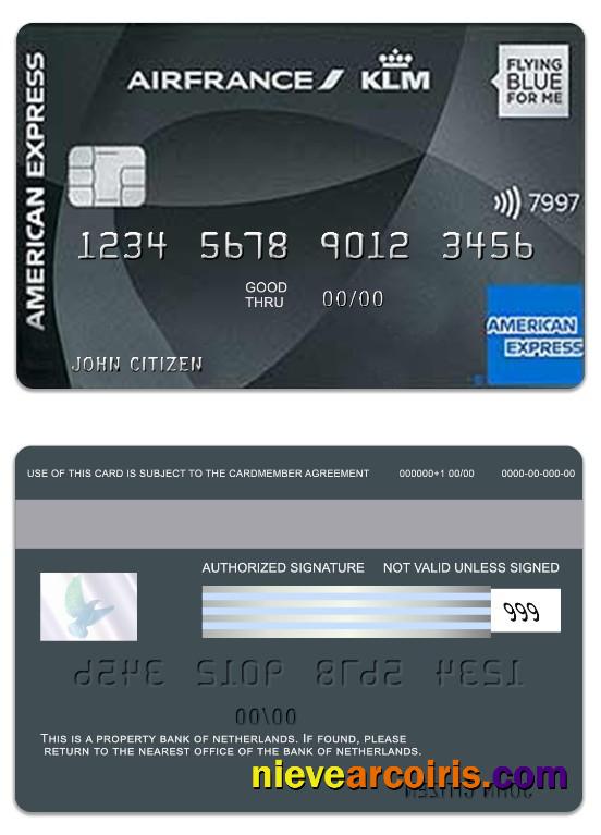 Netherlands Bank Of Netherlands American Express Flying Blue Platinum Preview