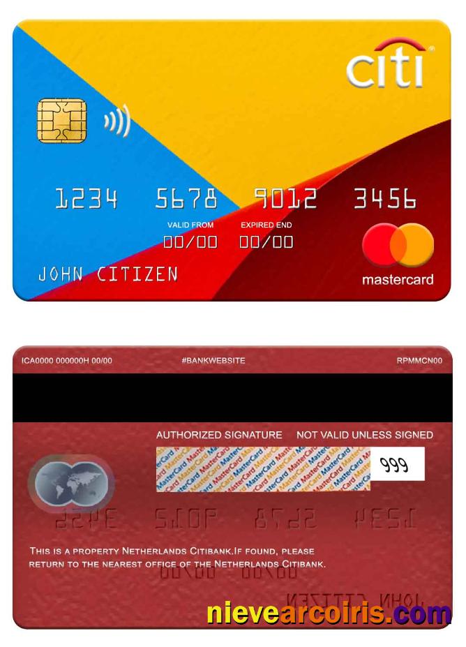 Netherlands Citibank Mastercard Photolook
