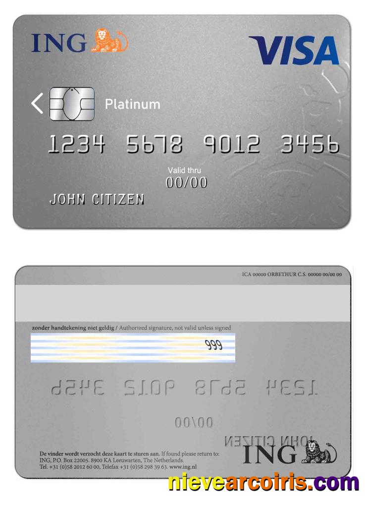 Netherlands ING VISA Photolook