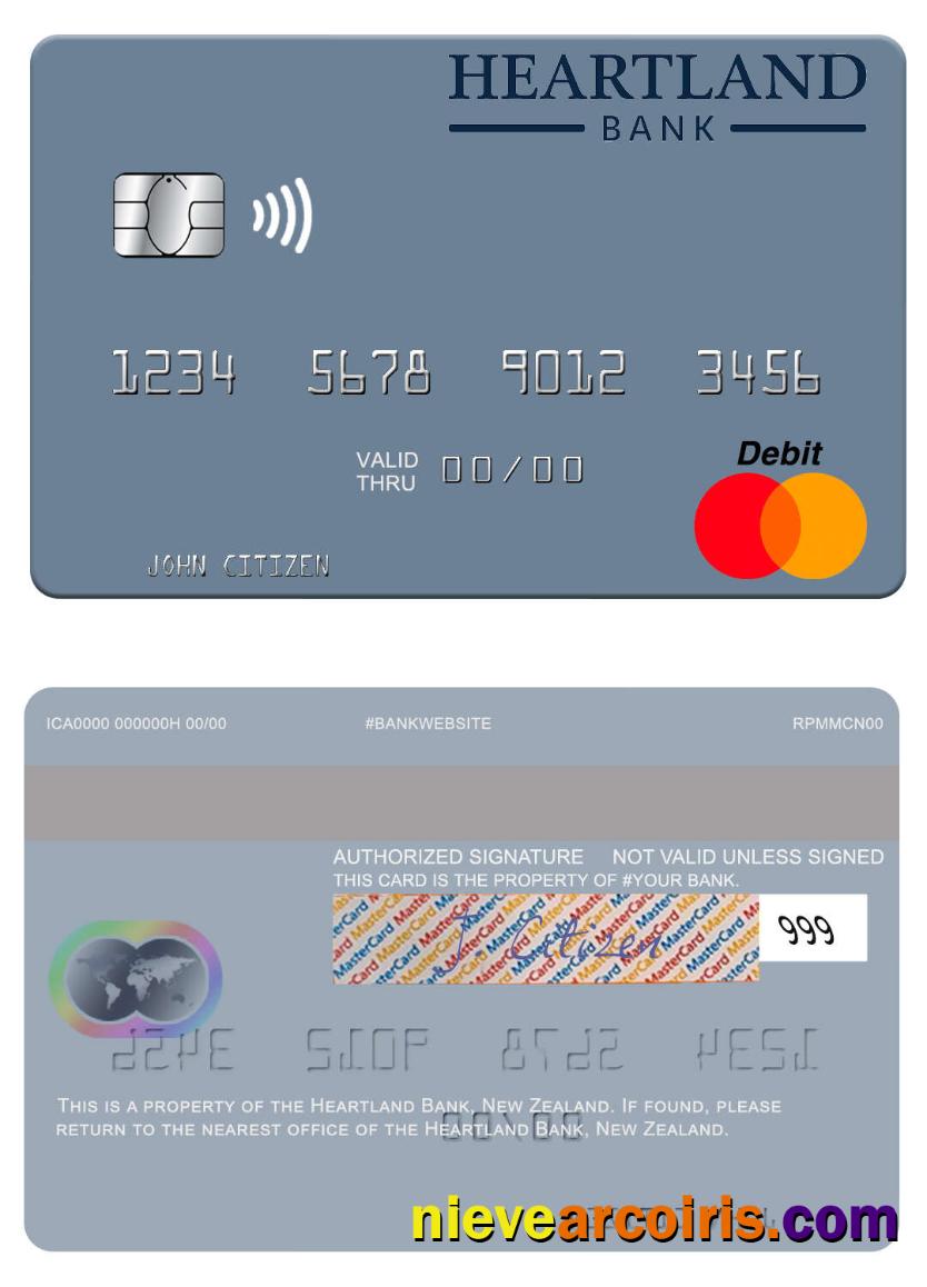 New Zealand Heartland Bank Mastercard Preview