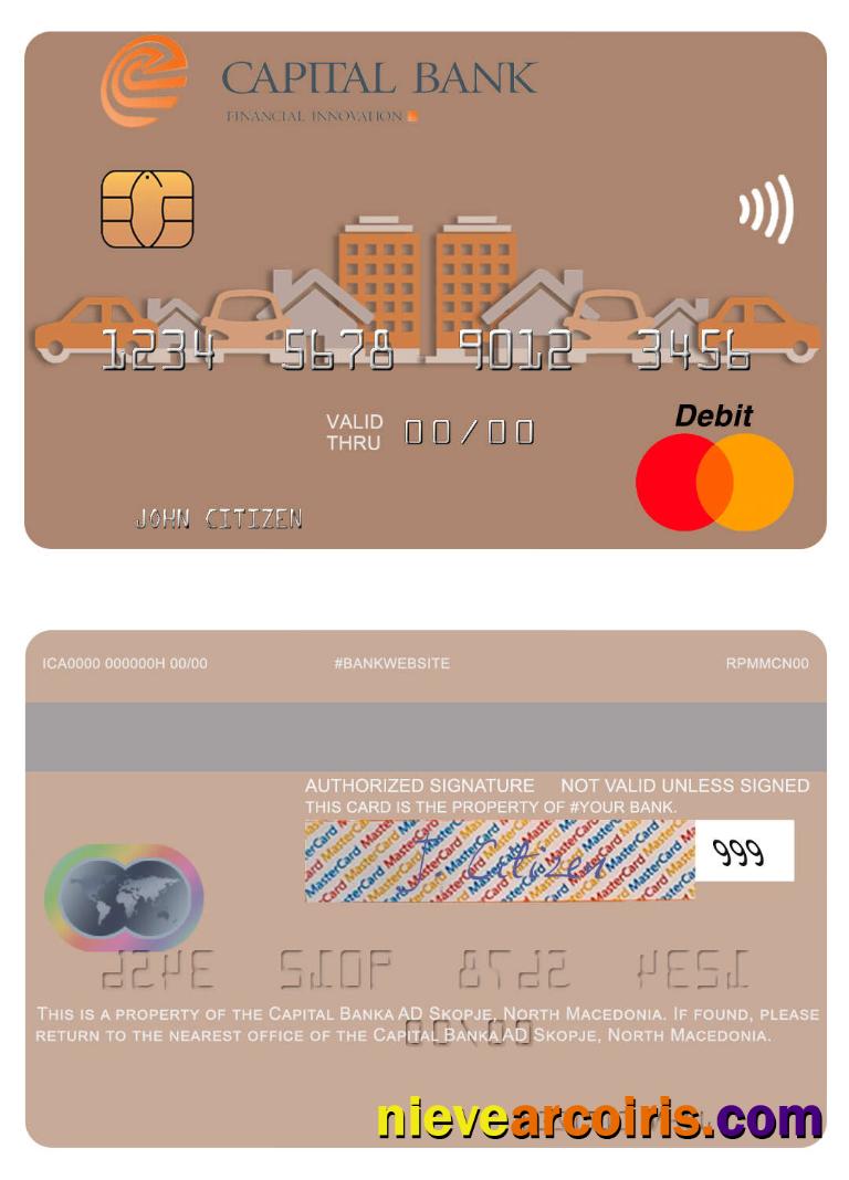 North Macedonia Capital Banka AD Skopje Mastercard Photolook