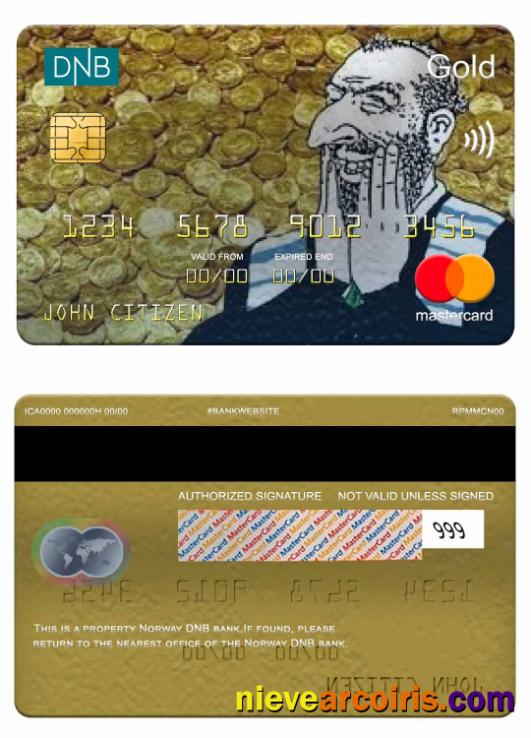 Norway DNB Bank Mastercard Gold Preview