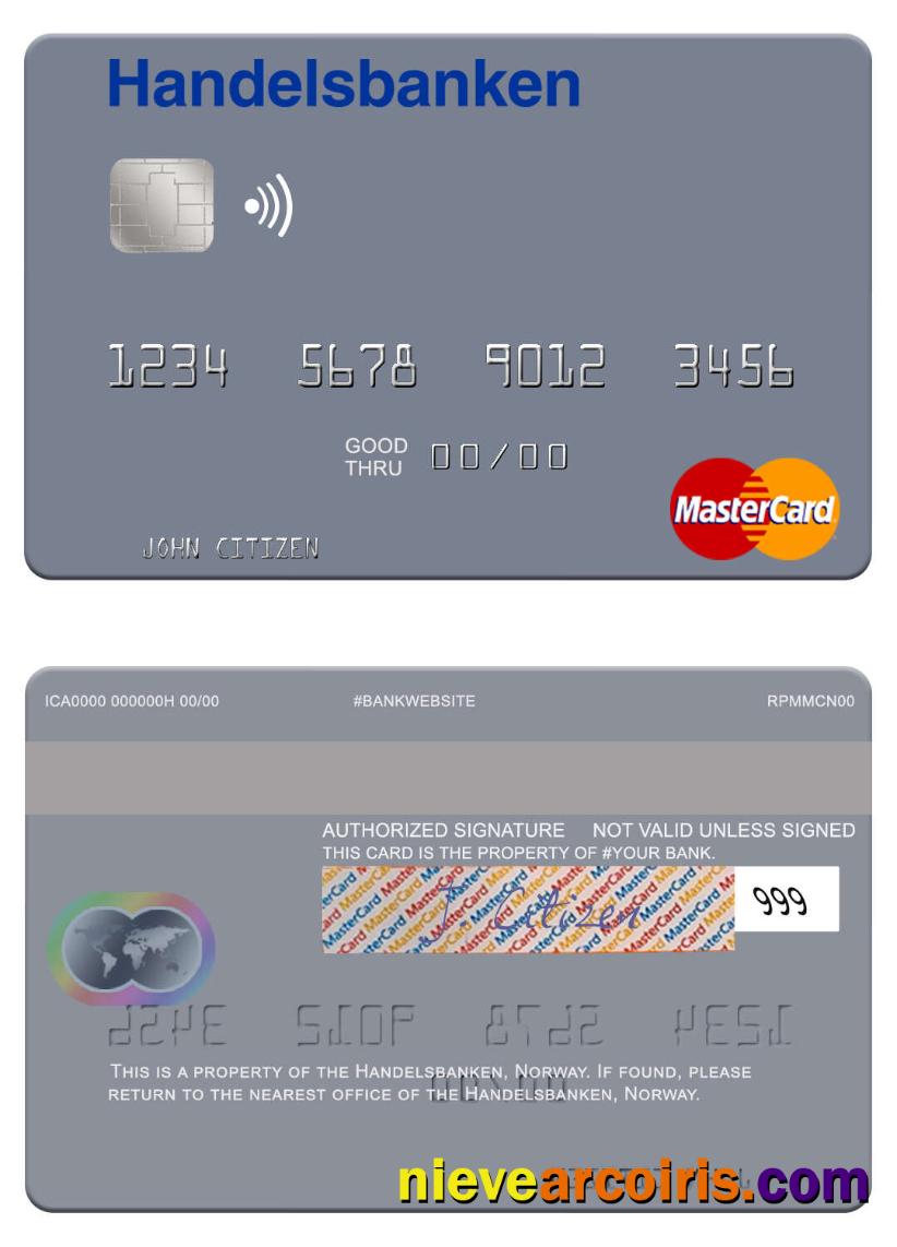 Norway Handelsbanken Mastercard Preview