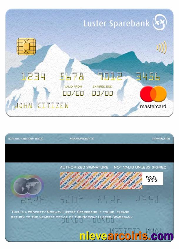 Norway Luster Sparebank Mastercard Preview