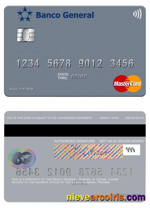 Panama Banco General Mastercard Preview