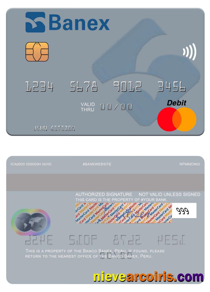 Peru Banco Banex Mastercard Preview
