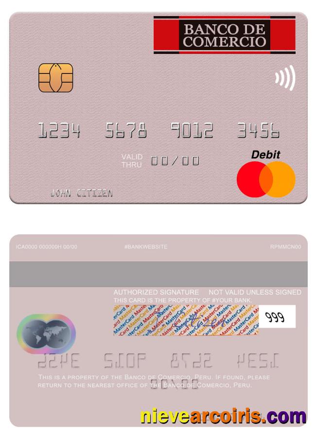 Peru Banco De Comercio Mastercard Photolook
