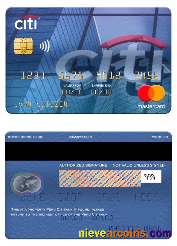 Peru Citibank Mastercard Preview