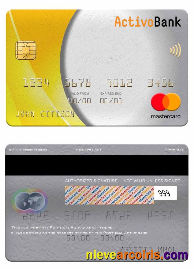 Portugal Activobank Mastercard Preview