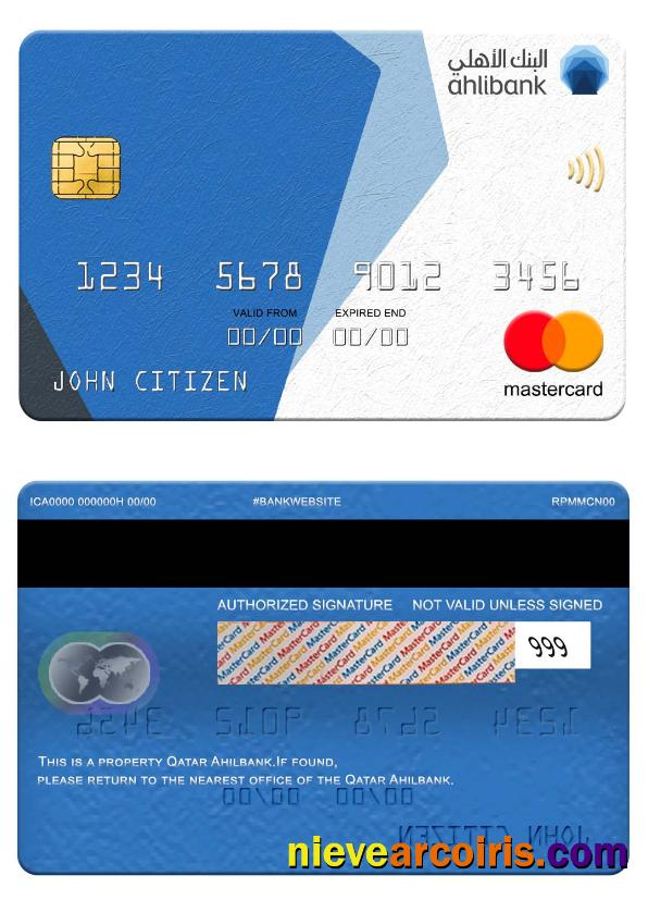 Qatar Ahilbank Mastercard Photolook