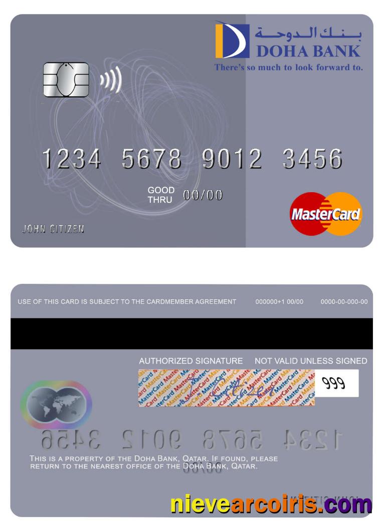 Qatar Doha Bank Mastercard Preview