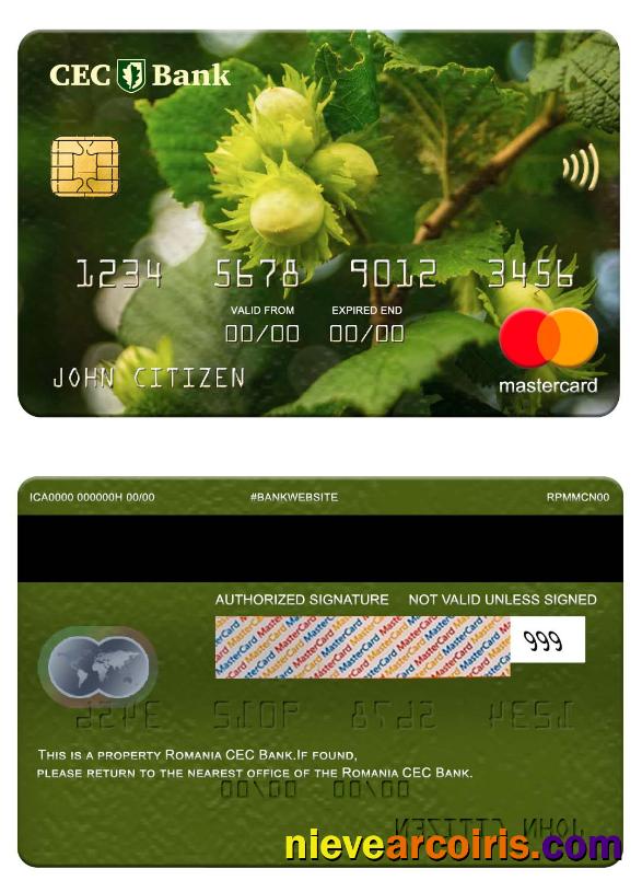 Romania CEC Bank Mastercard Photolook
